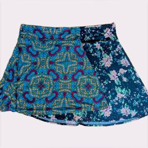 Lot Of 2 Lularoe Skirt Women's Size XL Floral A-Line